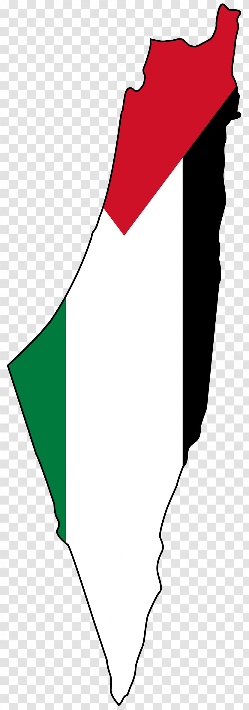 Israel State Of Palestine Mandatory Flag Map - Point - Get Pictures Transparent PNG