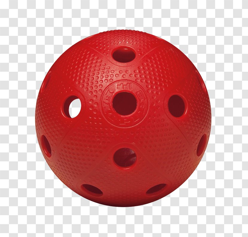 Fat Pipe Floorball Innebandyboll - Ball Red Transparent PNG