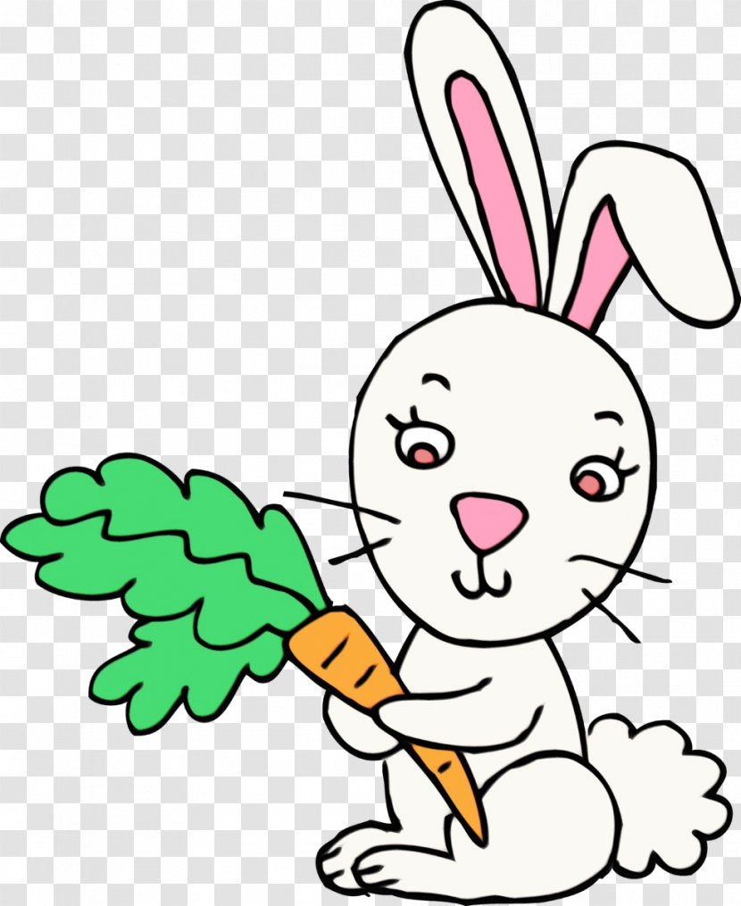 Easter Bunny - Wet Ink - Carrot Pleased Transparent PNG