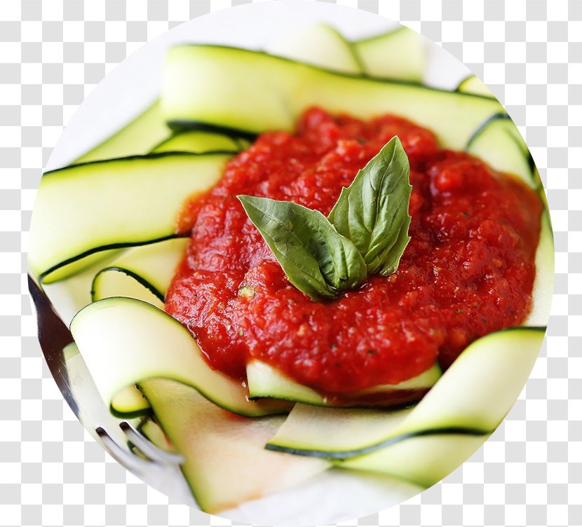 Vegetarian Cuisine Marinara Sauce Raw Foodism Pasta Recipe - Vegetable Transparent PNG