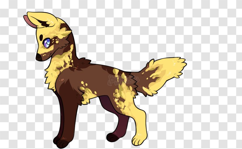 Mustang Dog Pony Animal Mammal - Cartoon - Mottled Brushes Transparent PNG