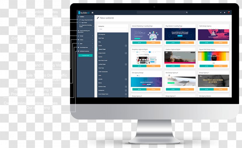Digital Marketing Internet Builderall Business - Computer Program Transparent PNG