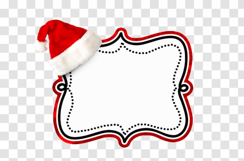 Christmas Santa Claus Paper - Sign Transparent PNG