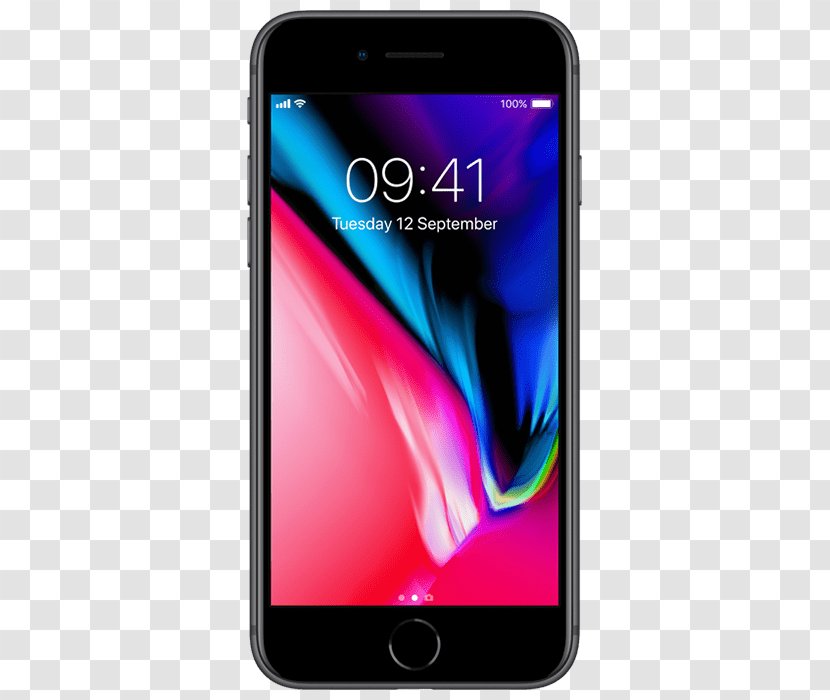 Apple IPhone 8 Plus X Smartphone - Display Device Transparent PNG