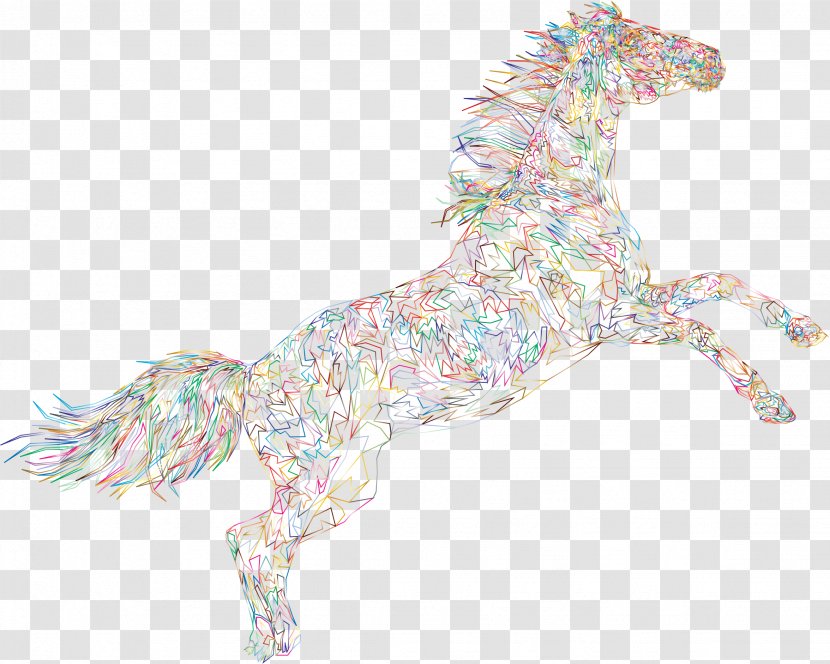 Horse Rearing Clip Art Openclipart - Tail Transparent PNG
