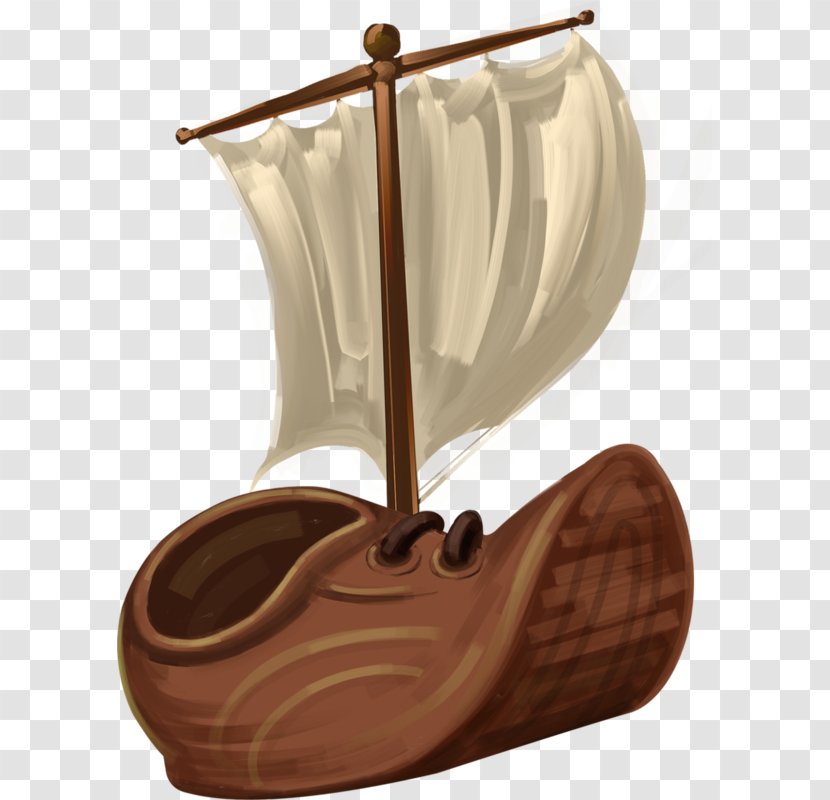 Sailboat - Wood - Hand-painted Shoes Boat Transparent PNG