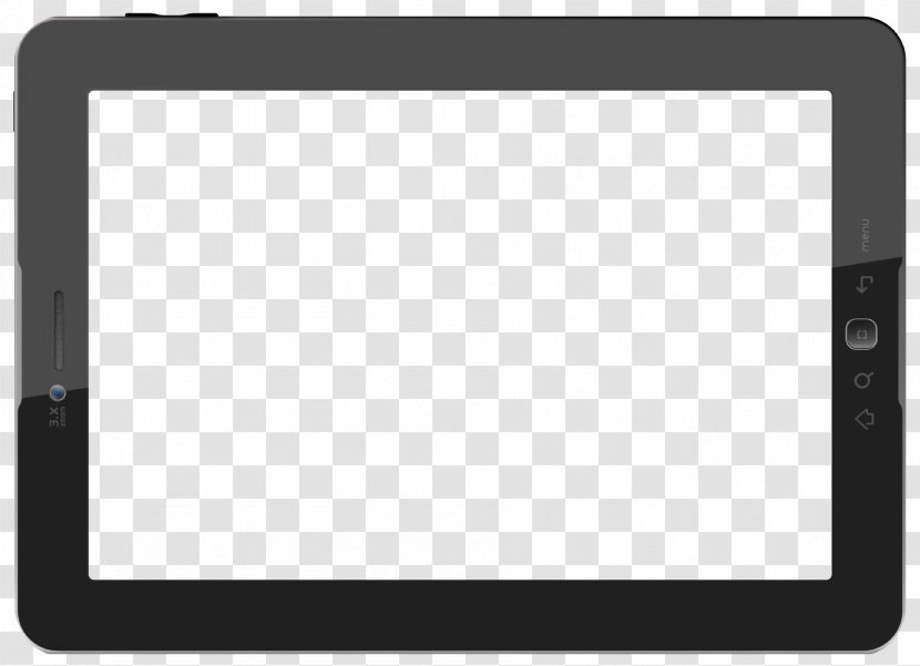 Black And White Chessboard Square Pattern - Rectangle - Tablet Image Transparent PNG