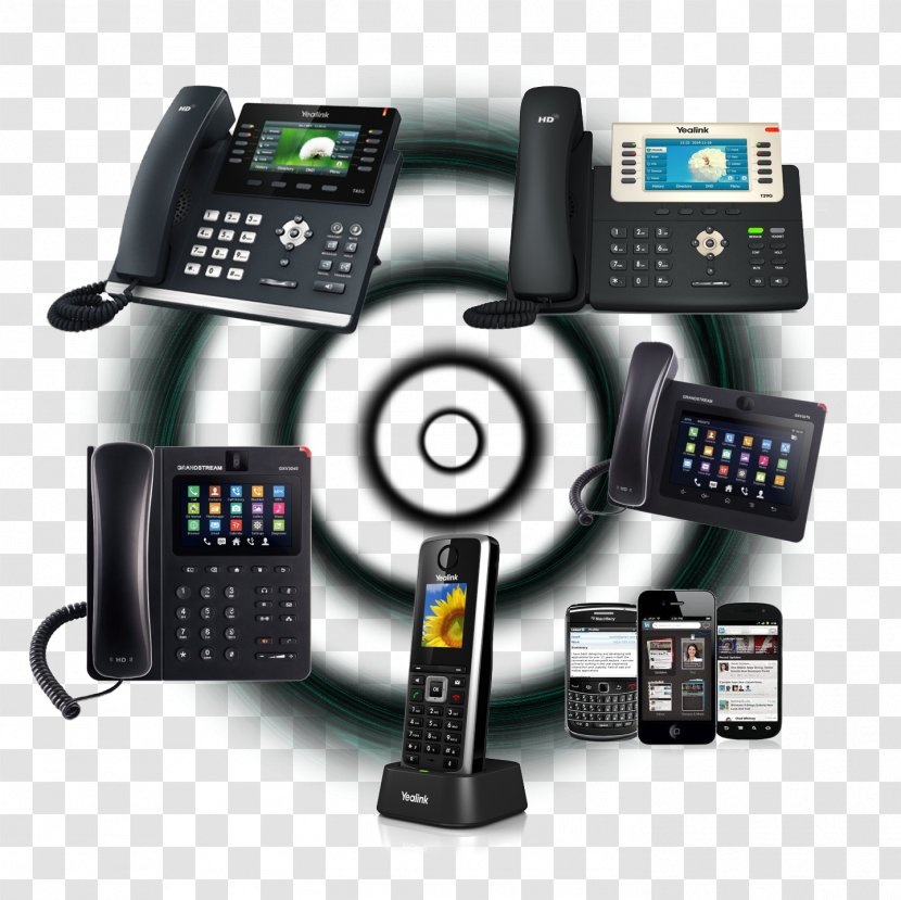 Telephone VoIP Phone Voice Over IP Yealink SIP-T46G E TECH Communications Inc - Skype - Controller Transparent PNG