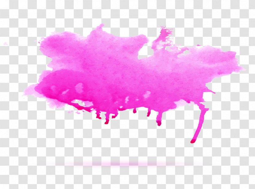 Pink Purple - Dust - Ink Transparent PNG