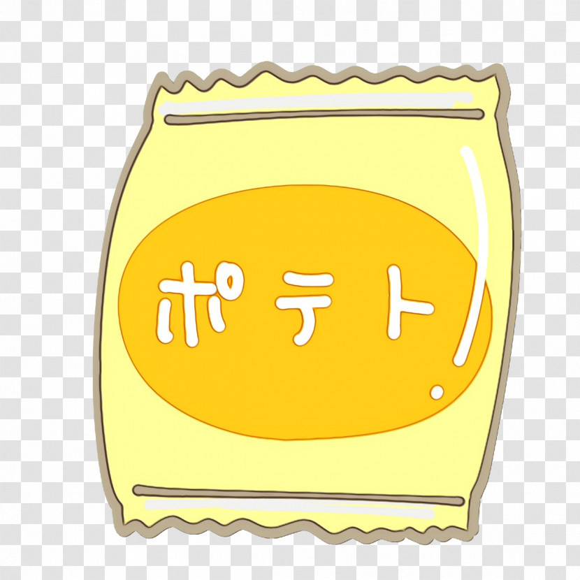 Smiley Yellow Font Line Area Transparent PNG