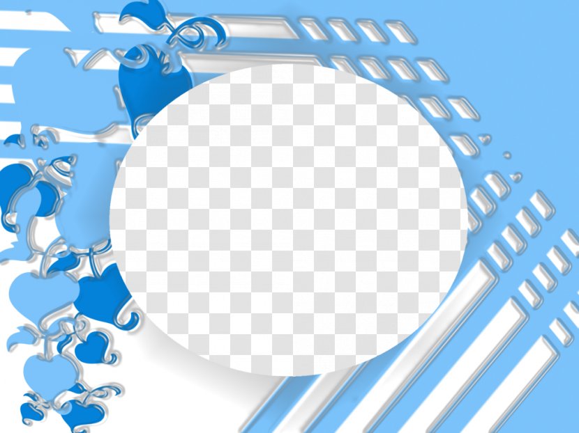 Blue - Floor Space Frame Picture Material Transparent PNG