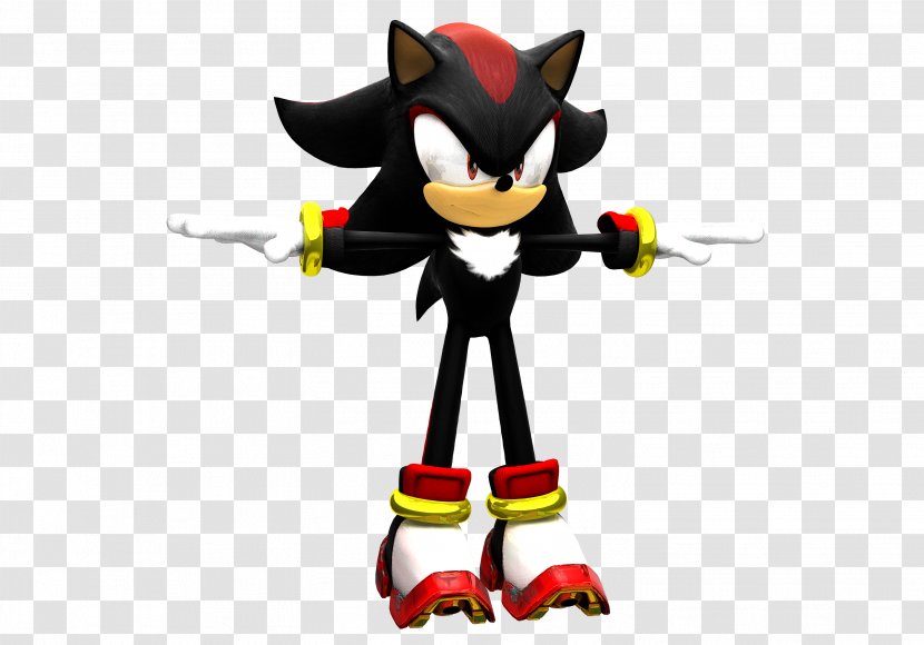 Shadow The Hedgehog Sonic 3D Free Riders Unleashed - Action Figure - There Is A Transparent PNG