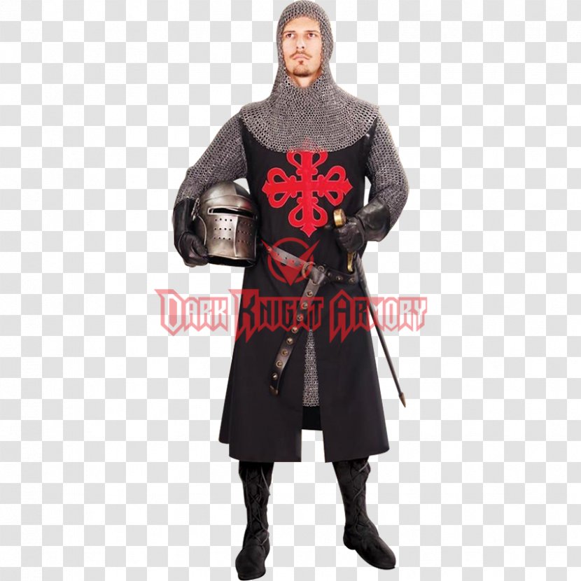 Middle Ages Crusades Tunic Knight Surcoat - Cape Transparent PNG