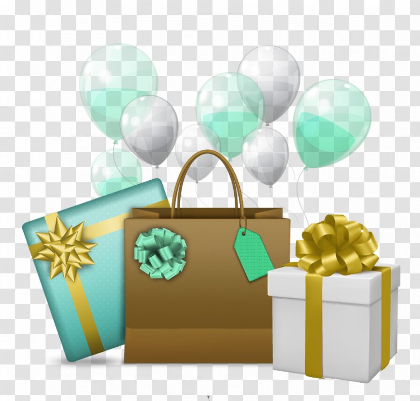 Gift Birthday Balloon - Box Transparent PNG