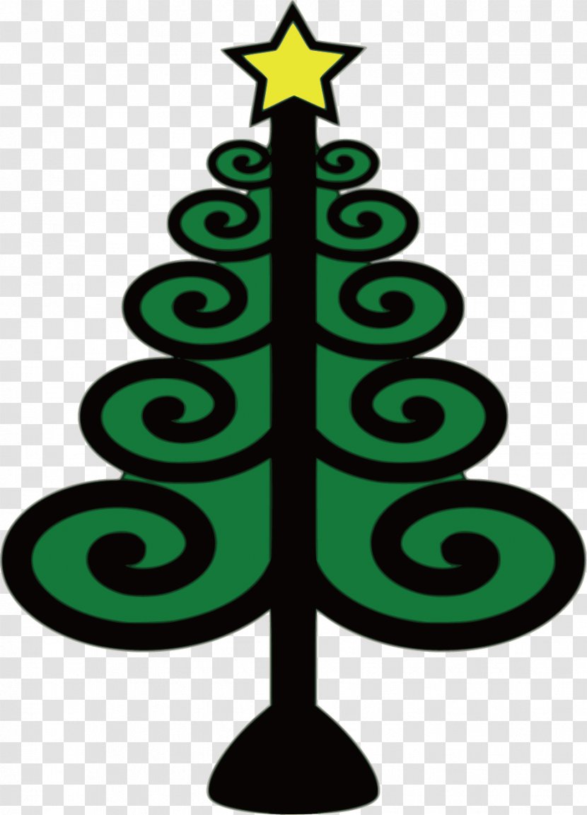 Christmas Tree Drawing Clip Art - Pixabay - Cartoon Vector Transparent PNG