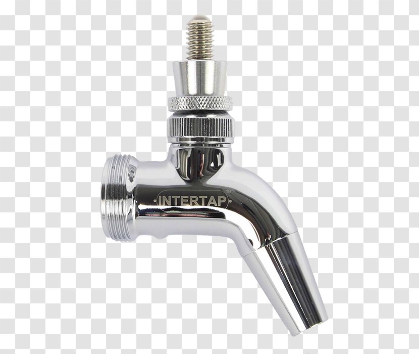 Beer Tap Kegerator - Chromium Plated Transparent PNG