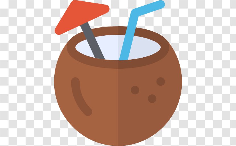 Food Clip Art - Cup - Coconut With Straw Transparent PNG