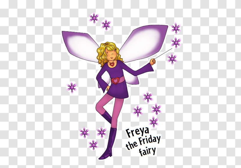 Fairy Illustration Cartoon Happiness Freyja - Purple - Freya Transparent PNG