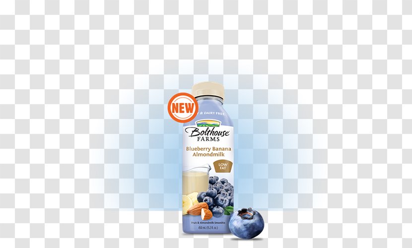 Almond Milk Smoothie Juice Milkshake - Drink - Blueberry Transparent PNG
