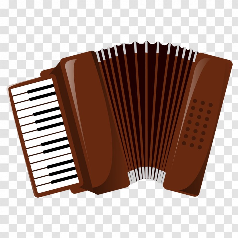 Diatonic Button Accordion Musical Instrument Mariachi Keyboard - Watercolor - Art Piano Transparent PNG