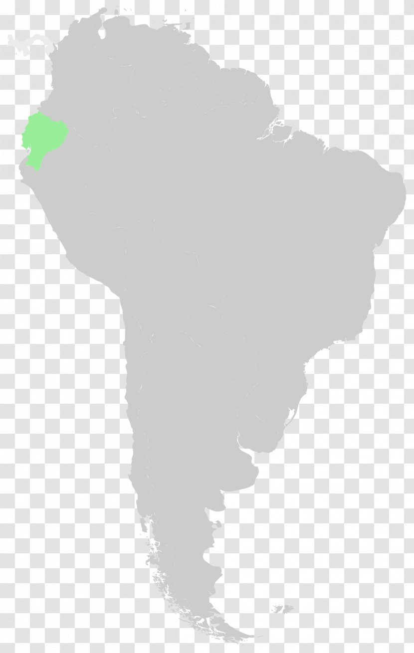 South America Latin United States Map - Silhouette Transparent PNG