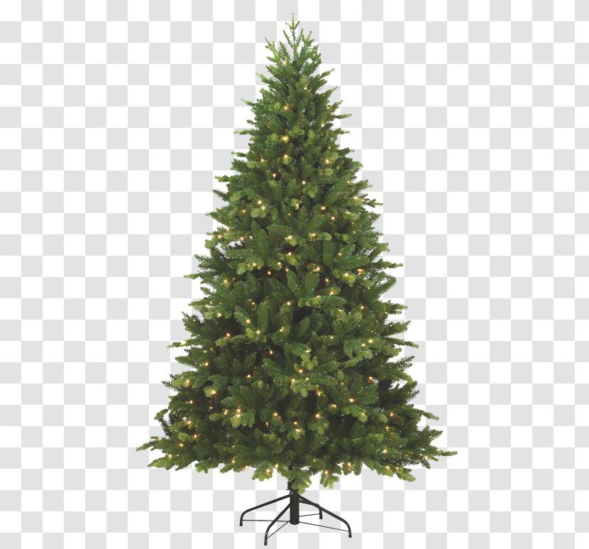 Spruce Artificial Christmas Tree Pre-lit Transparent PNG
