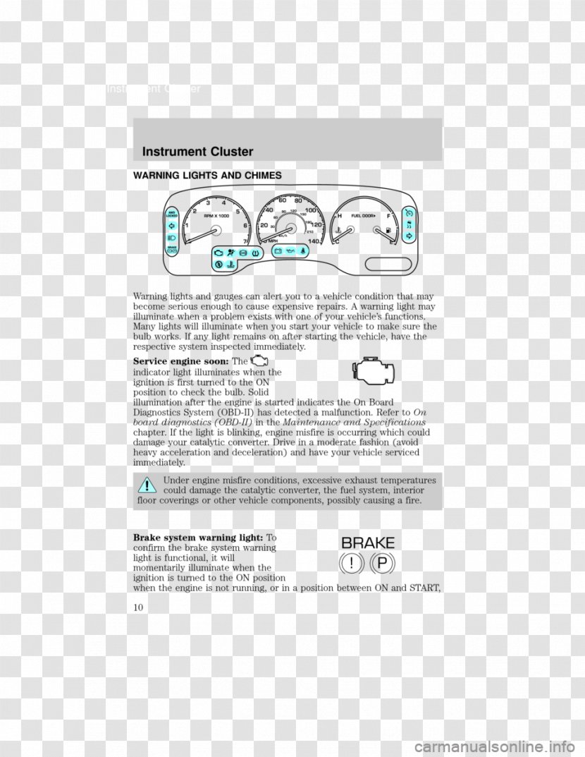 2004 Lincoln Aviator Owner's Manual Brand 0 - Text Transparent PNG