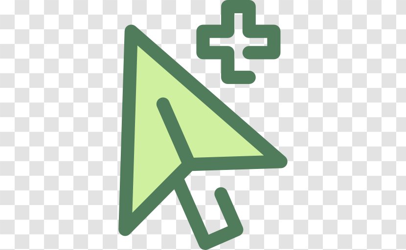 Computer Mouse Cursor Pointer Point And Click - Triangle Transparent PNG