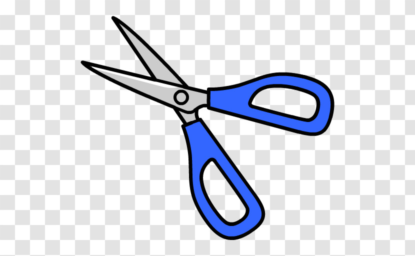 Scissors Line Cutting Tool Transparent PNG