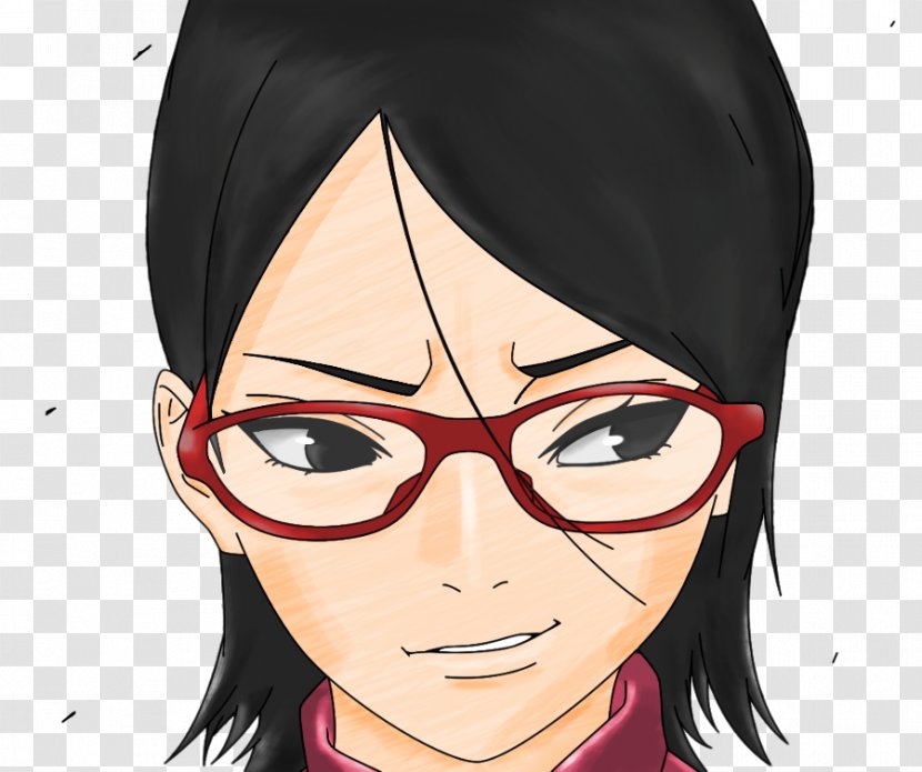 Sarada Uchiha Sasuke Clan Sakura Haruno Eye - Cartoon Transparent PNG