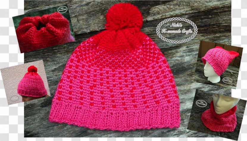 Beanie Crochet Knit Cap Knitting Pattern - Waistcoat Transparent PNG