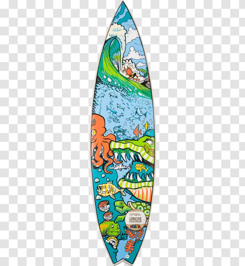 Surfboard Surfing Painting Art - Rip Curl Transparent PNG