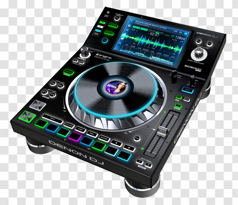 Denon Disc Jockey CDJ DJ Controller Audio Mixers - Computer Dj - Media Player Transparent PNG