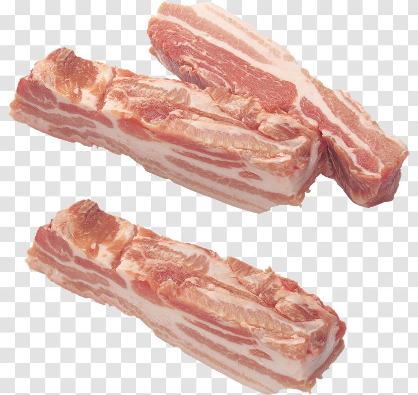 Bacon Spare Ribs Jerky Embutido Salami - Silhouette - Gp Transparent PNG