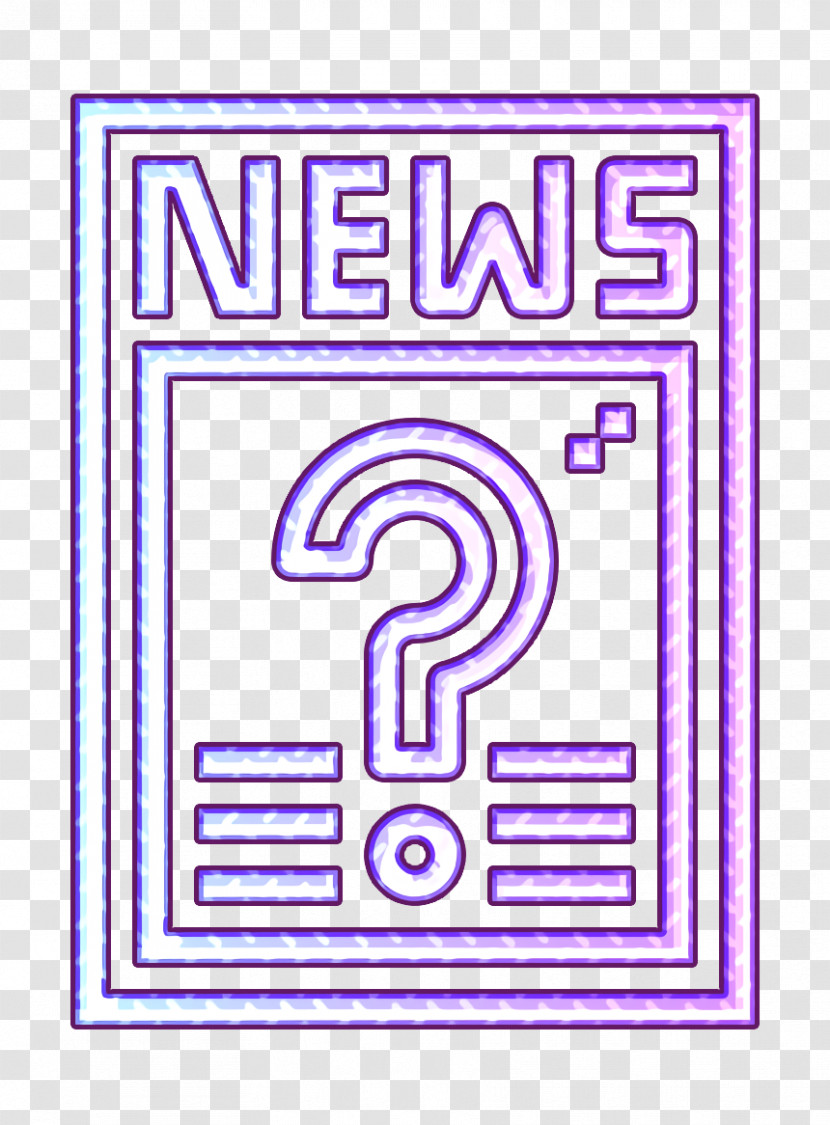 Question Icon News Icon Newspaper Icon Transparent PNG