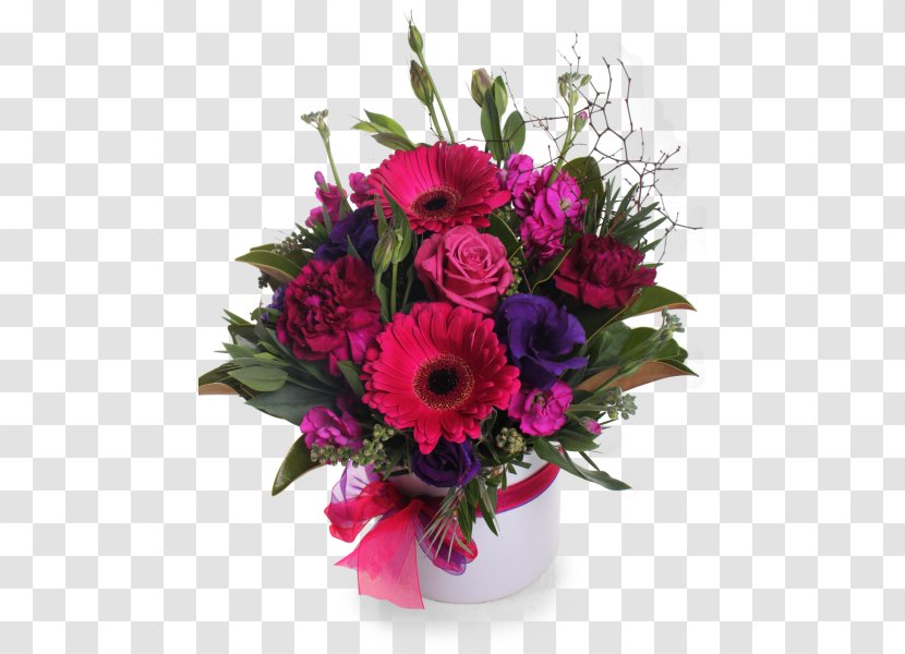 Garden Roses Floral Design Cut Flowers Flower Bouquet Transvaal Daisy - Pink - And Purple Transparent PNG