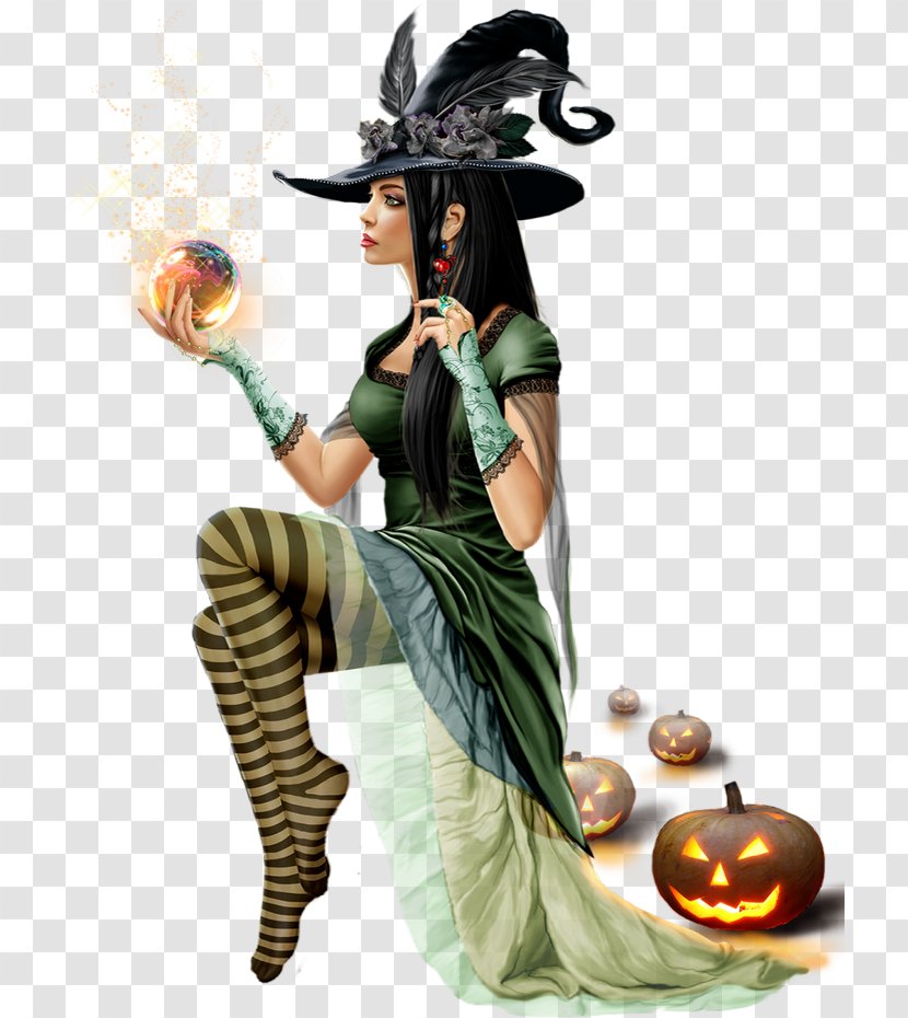 Witchcraft Vampire Halloween - Art - Witch Transparent PNG