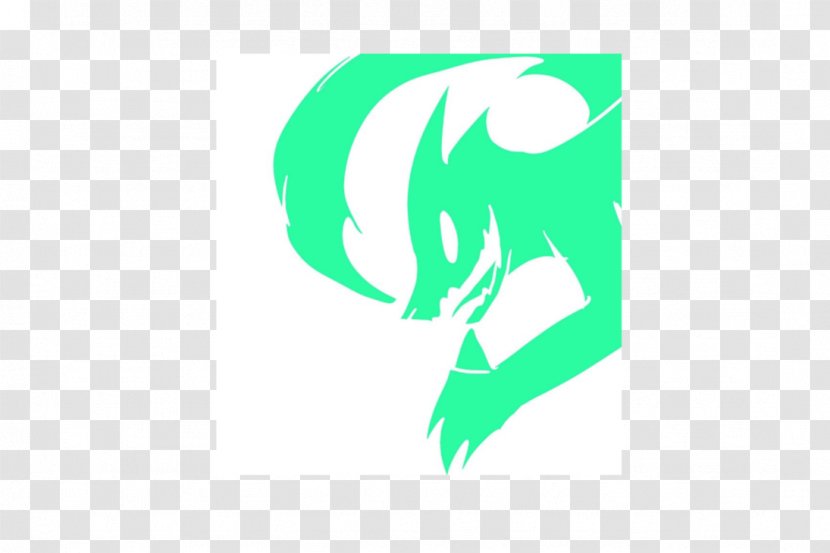 Logo Brand Green - Character - Fox Silhouette Transparent PNG