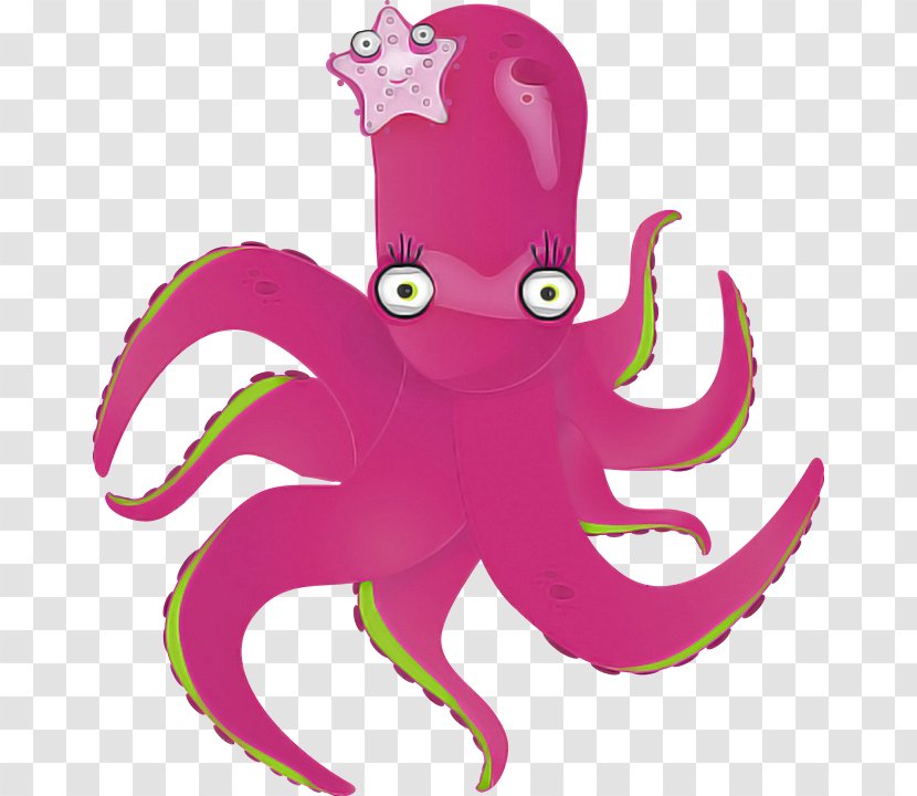 Octopus Giant Pacific Pink Magenta Transparent PNG