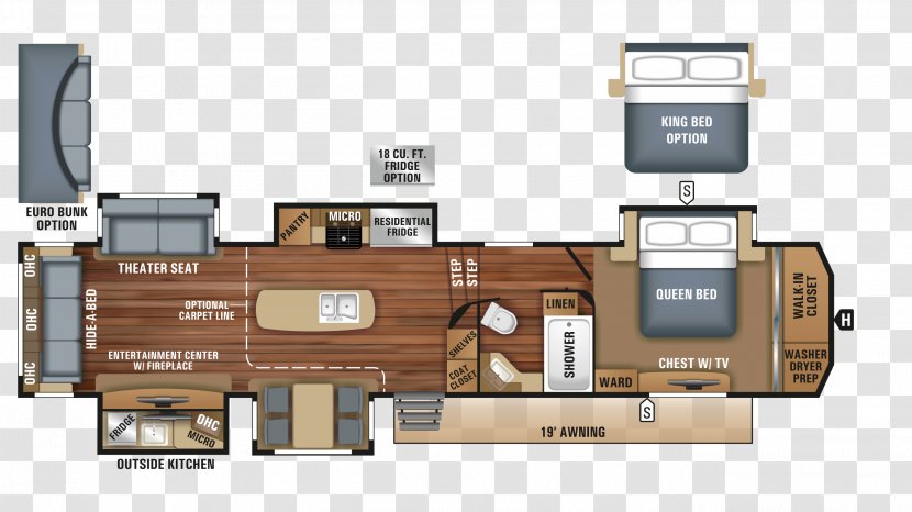 Williston Campervans Floor Plan Fifth Wheel Coupling Jayco, Inc. - House Transparent PNG