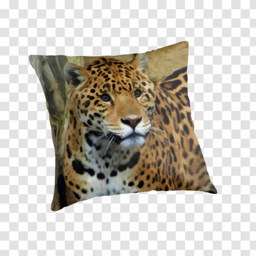 Leopard Jaguar Cheetah Throw Pillows Felidae Transparent PNG