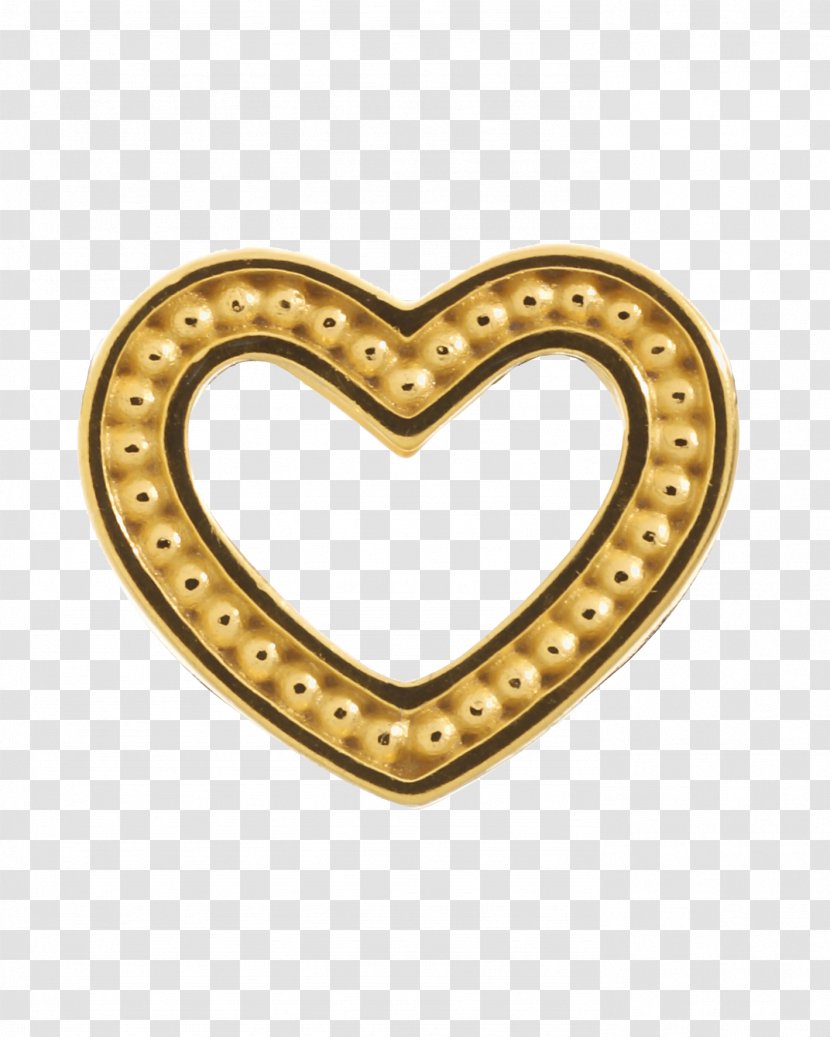Jewellery Charm Bracelet Silver Gold - Heart - GOLD DOTS Transparent PNG