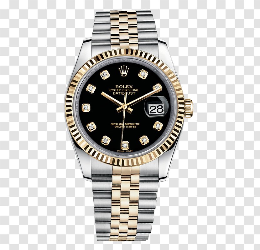 Rolex Datejust Submariner Sea Dweller Watch - Watches Black Male Table Transparent PNG