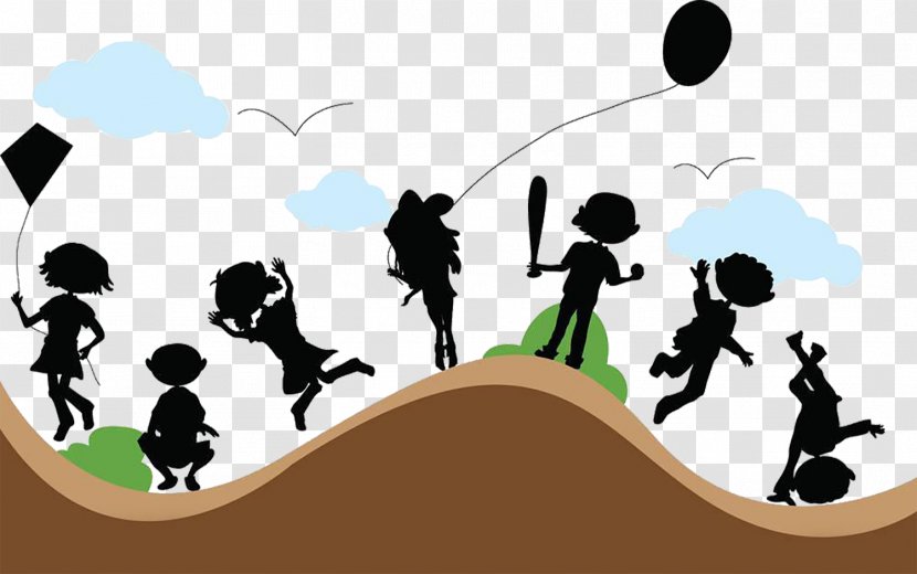 Silhouette Stock Photography Royalty-free Child Clip Art - Vector Farewell Party Transparent PNG