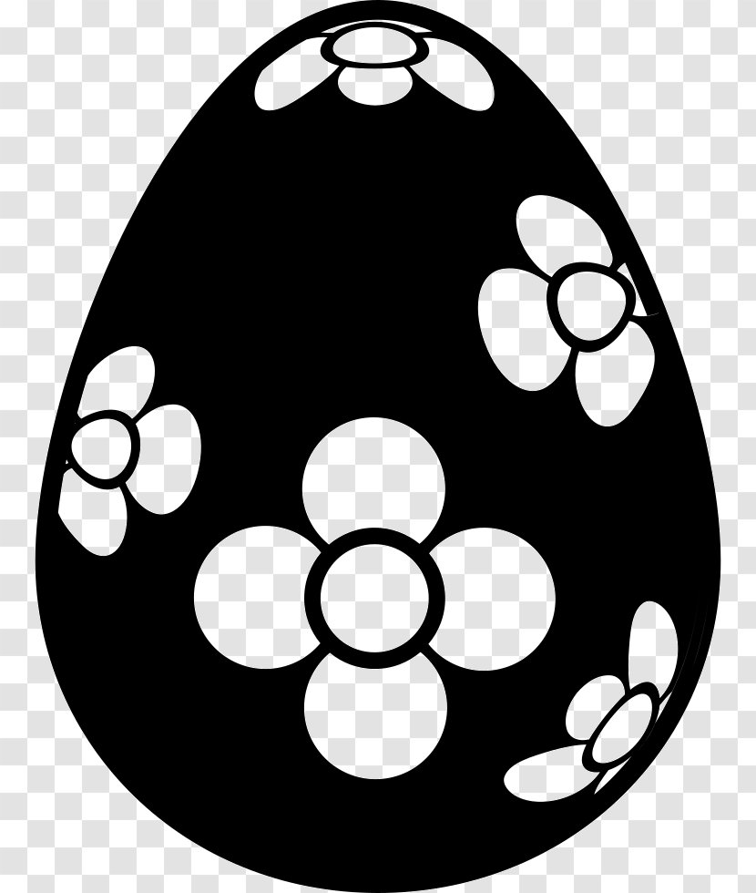 Easter Egg Cake Bunny - Blackandwhite - Black And White Lent Transparent PNG