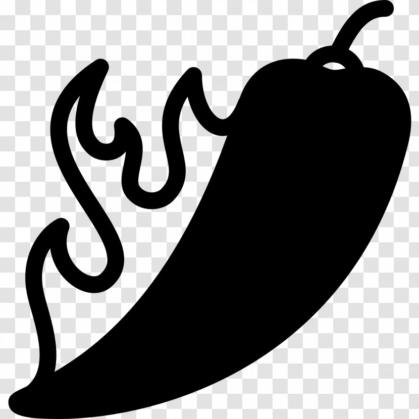 Chili Con Carne Pepper Black - Artwork Transparent PNG