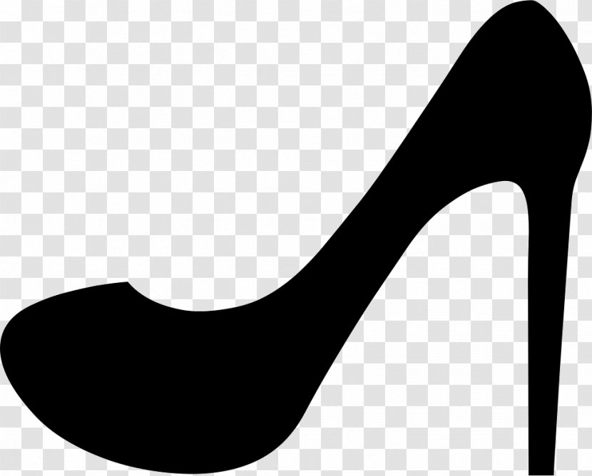 High-heeled Shoe Fashion - Monochrome - Boot Transparent PNG