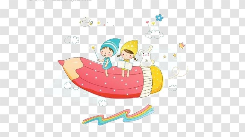 Child Cartoon Cuteness Illustration - Cute Pencil Element Transparent PNG