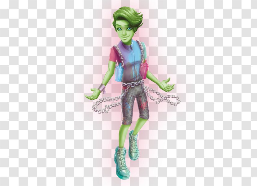 Monster High: Haunted Doll Porter Geiss River Styxx - Toy Transparent PNG