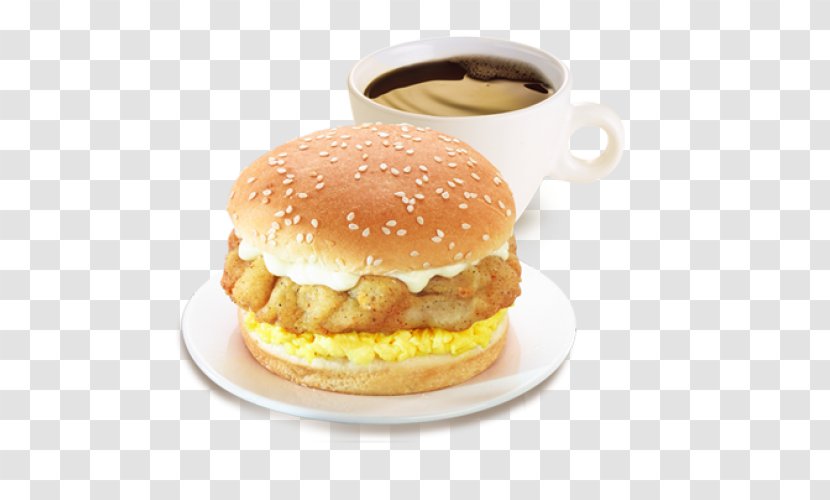 Breakfast Sandwich KFC Cheeseburger Fast Food Veggie Burger - Chicken As - Sidewalk Egg Frying Day Transparent PNG